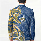 Parramatta Eels Blazer Polynesian Tribal Tattoo Pacific Sport Art