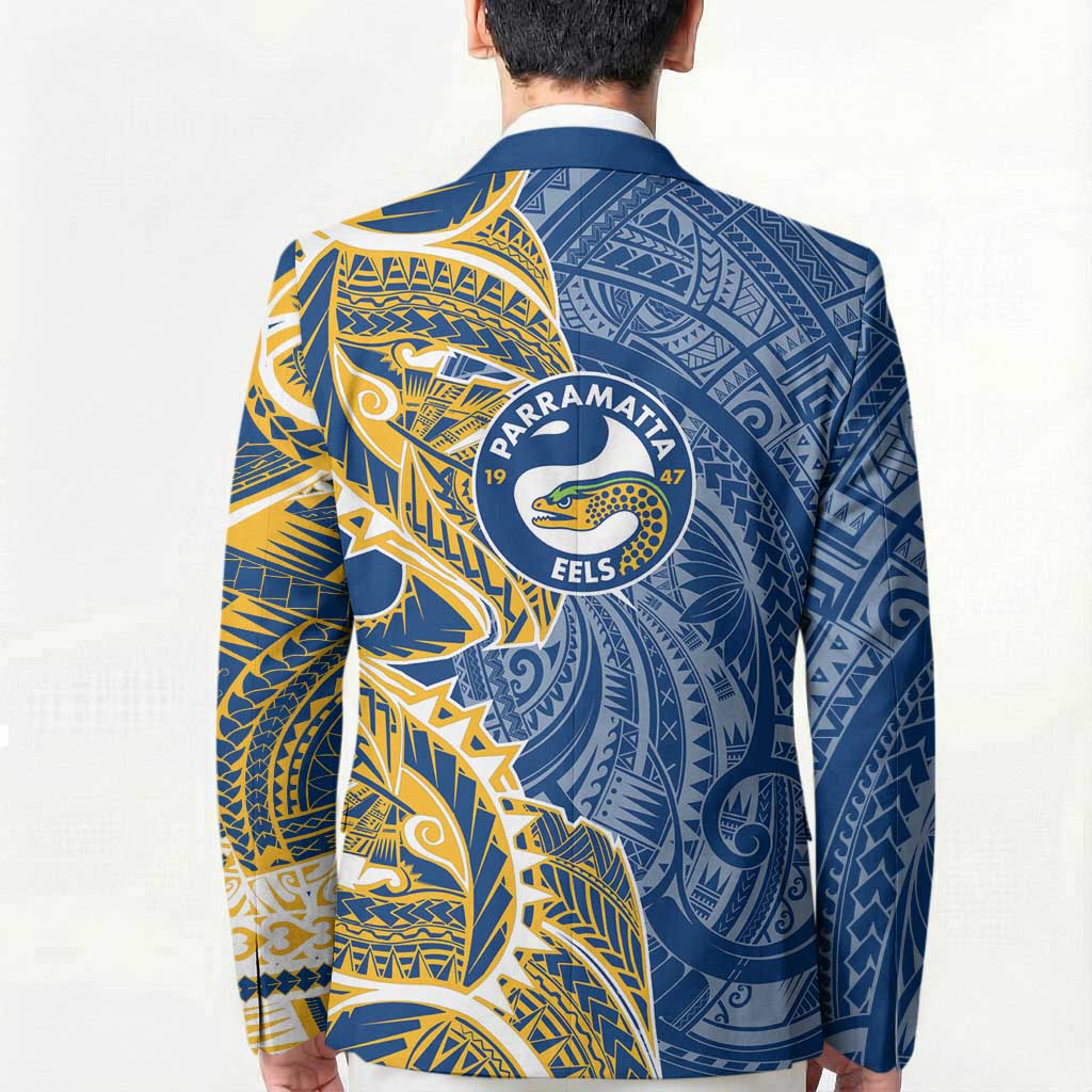Parramatta Eels Blazer Polynesian Tribal Tattoo Pacific Sport Art