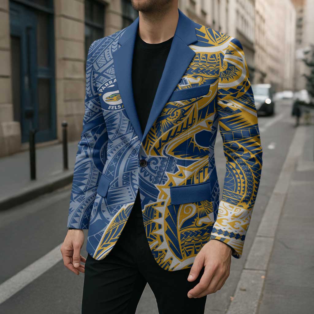 Parramatta Eels Blazer Polynesian Tribal Tattoo Pacific Sport Art