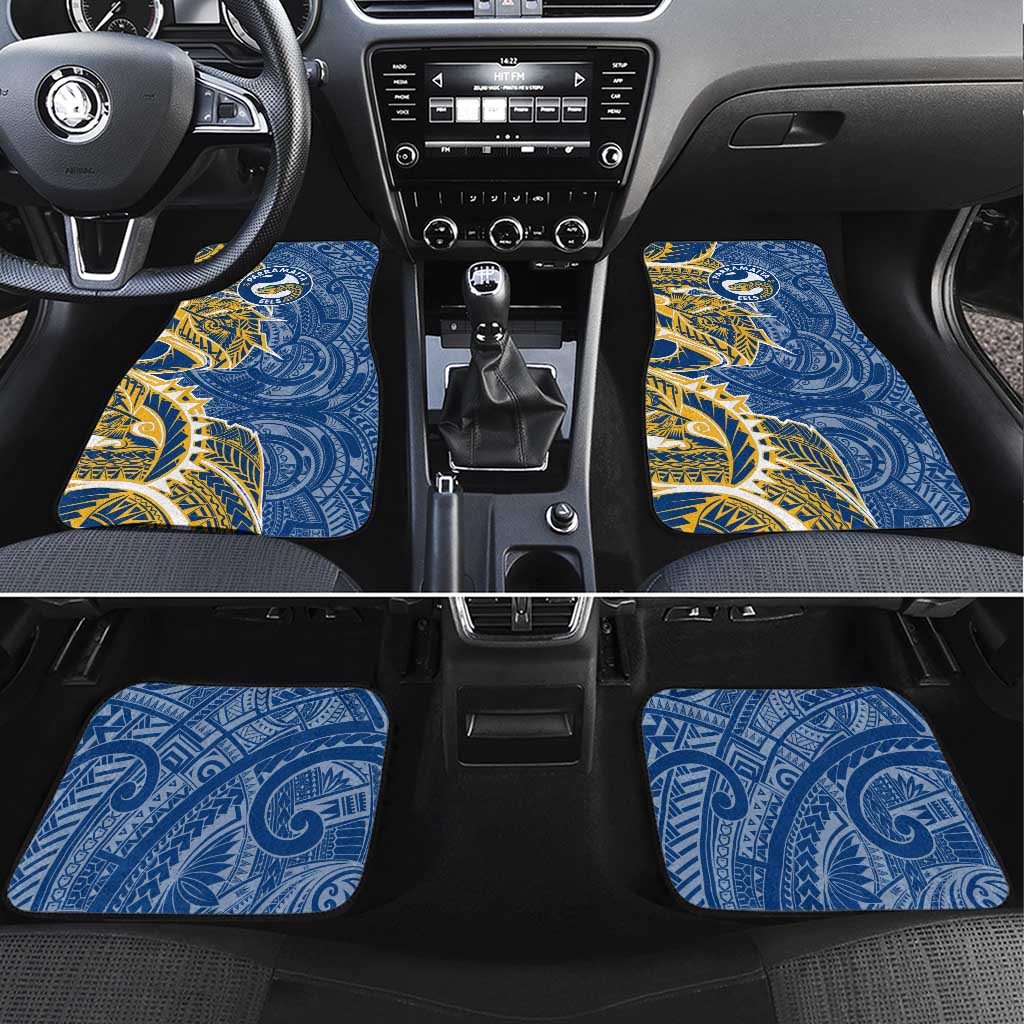 Parramatta Eels Car Mats Polynesian Tribal Tattoo Pacific Sport Art