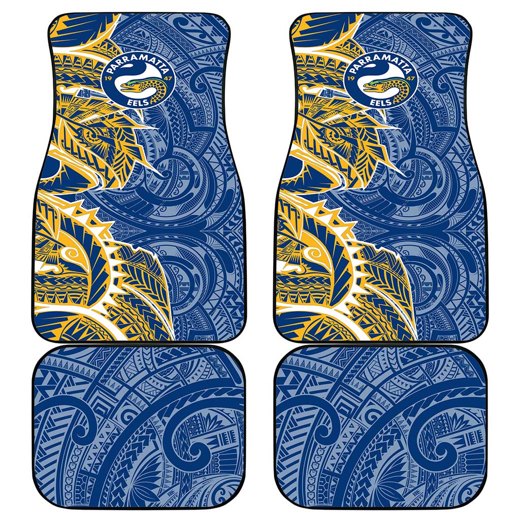 Parramatta Eels Car Mats Polynesian Tribal Tattoo Pacific Sport Art