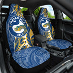 Parramatta Eels Car Seat Cover Polynesian Tribal Tattoo Pacific Sport Art