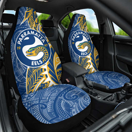 Parramatta Eels Car Seat Cover Polynesian Tribal Tattoo Pacific Sport Art