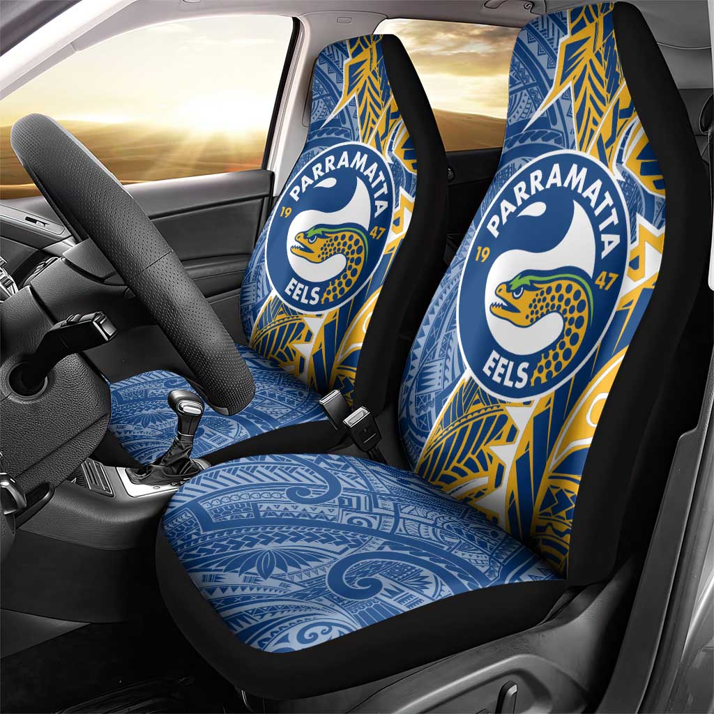 Parramatta Eels Car Seat Cover Polynesian Tribal Tattoo Pacific Sport Art