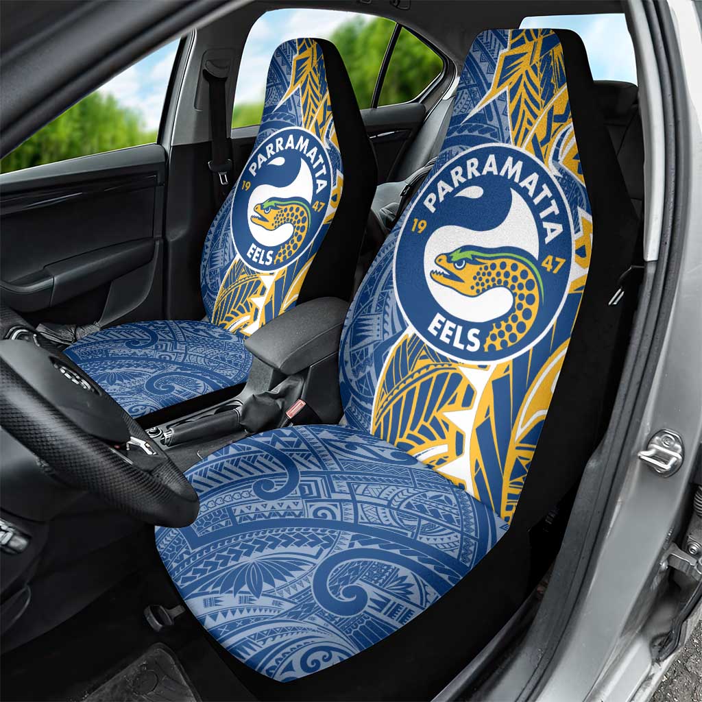 Parramatta Eels Car Seat Cover Polynesian Tribal Tattoo Pacific Sport Art