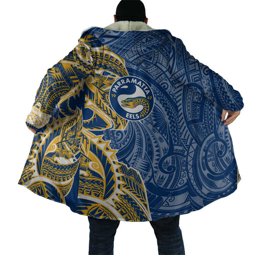 Parramatta Eels Cloak Polynesian Tribal Tattoo Pacific Sport Art