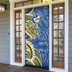 Parramatta Eels Door Cover Polynesian Tribal Tattoo Pacific Sport Art