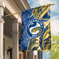 Parramatta Eels Garden Flag Polynesian Tribal Tattoo Pacific Sport Art