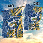 Parramatta Eels Garden Flag Polynesian Tribal Tattoo Pacific Sport Art