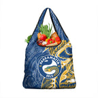 Parramatta Eels Grocery Bag Polynesian Tribal Tattoo Pacific Sport Art