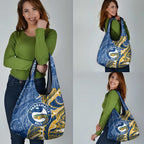 Parramatta Eels Grocery Bag Polynesian Tribal Tattoo Pacific Sport Art