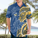 Parramatta Eels Hawaiian Shirt Polynesian Tribal Tattoo Pacific Sport Art