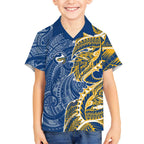 Parramatta Eels Hawaiian Shirt Polynesian Tribal Tattoo Pacific Sport Art
