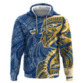 Parramatta Eels Hoodie Polynesian Tribal Tattoo Pacific Sport Art
