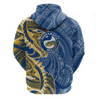 Parramatta Eels Hoodie Polynesian Tribal Tattoo Pacific Sport Art