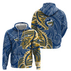 Parramatta Eels Hoodie Polynesian Tribal Tattoo Pacific Sport Art