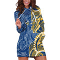 Parramatta Eels Hoodie Dress Polynesian Tribal Tattoo Pacific Sport Art
