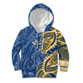 Parramatta Eels Kid Hoodie Polynesian Tribal Tattoo Pacific Sport Art