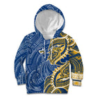 Parramatta Eels Kid Hoodie Polynesian Tribal Tattoo Pacific Sport Art