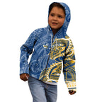 Parramatta Eels Kid Hoodie Polynesian Tribal Tattoo Pacific Sport Art