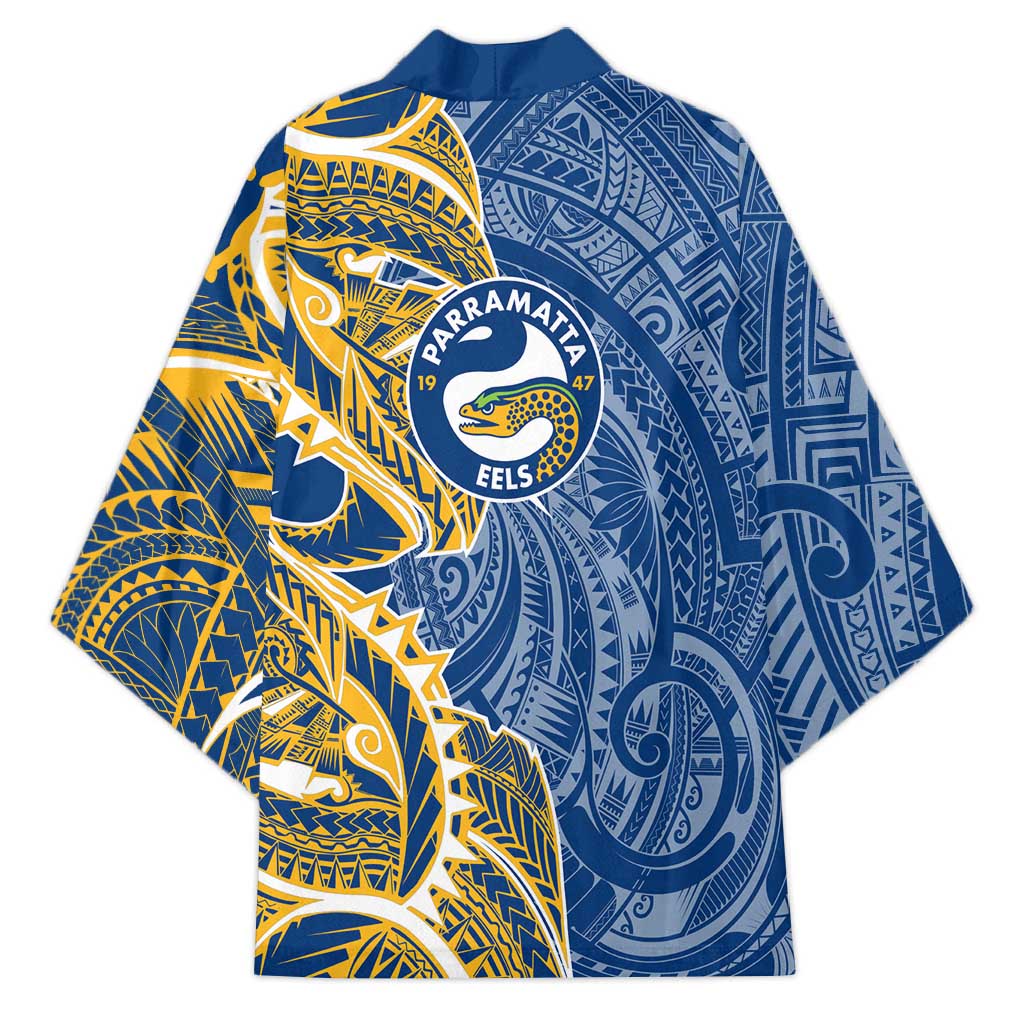 Parramatta Eels Kimono Polynesian Tribal Tattoo Pacific Sport Art