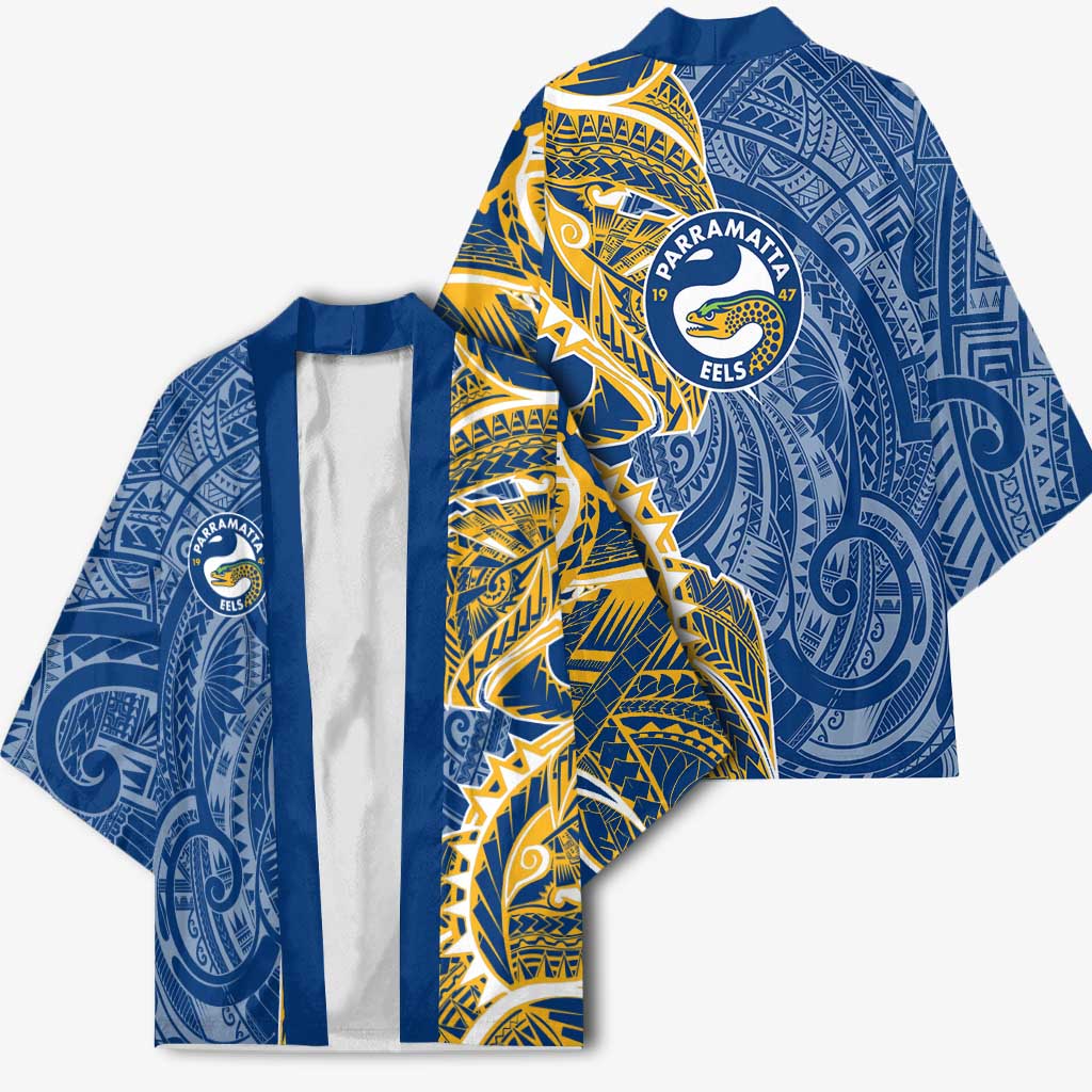 Parramatta Eels Kimono Polynesian Tribal Tattoo Pacific Sport Art