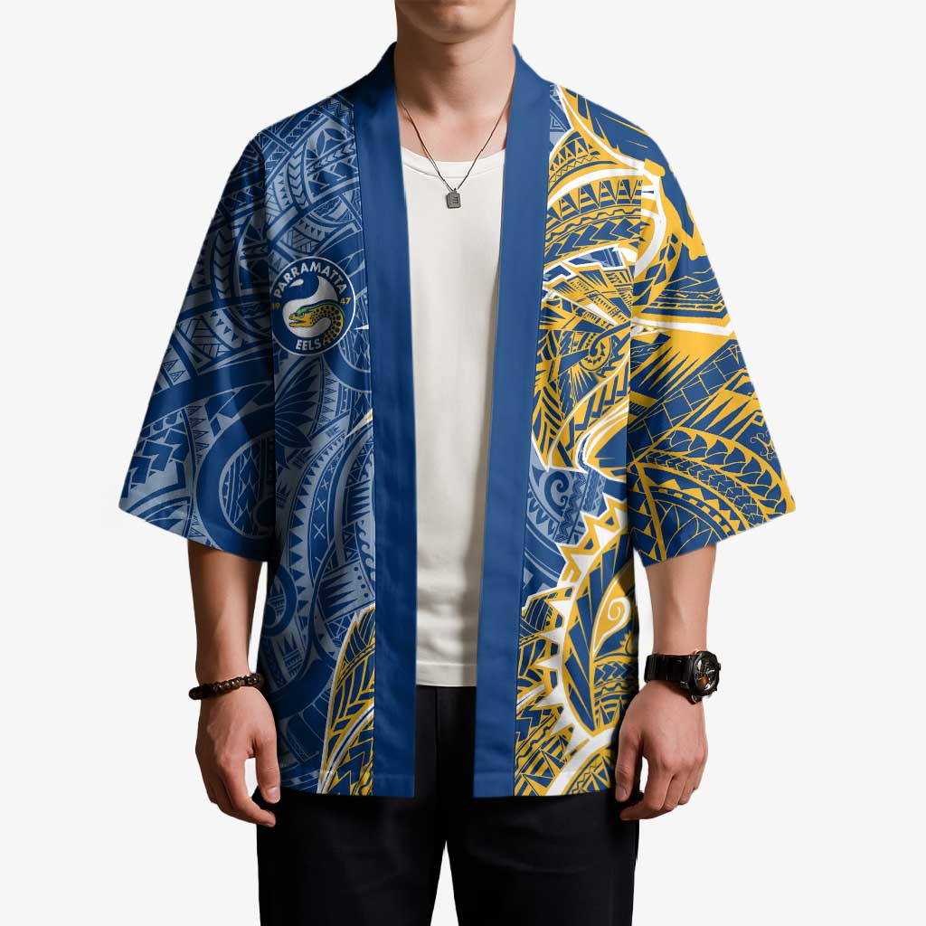 Parramatta Eels Kimono Polynesian Tribal Tattoo Pacific Sport Art