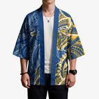 Parramatta Eels Kimono Polynesian Tribal Tattoo Pacific Sport Art