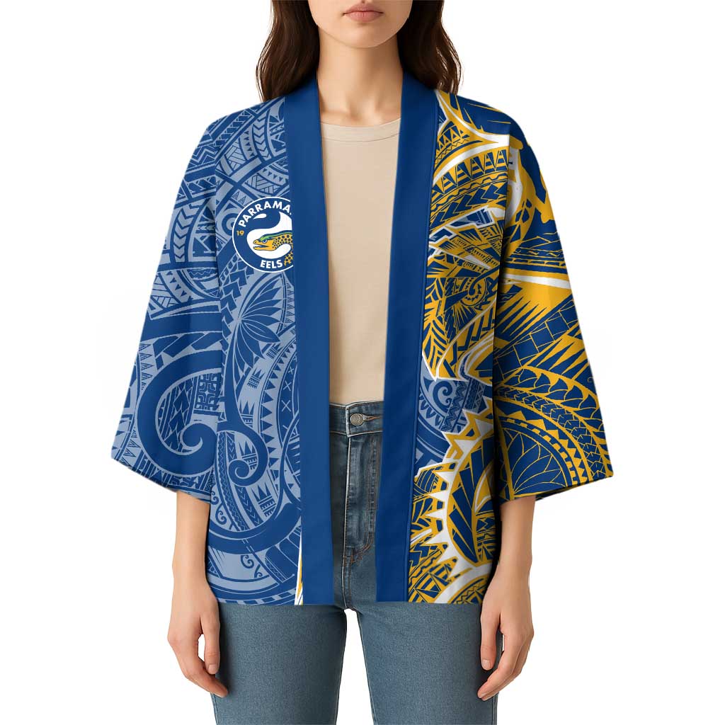 Parramatta Eels Kimono Polynesian Tribal Tattoo Pacific Sport Art