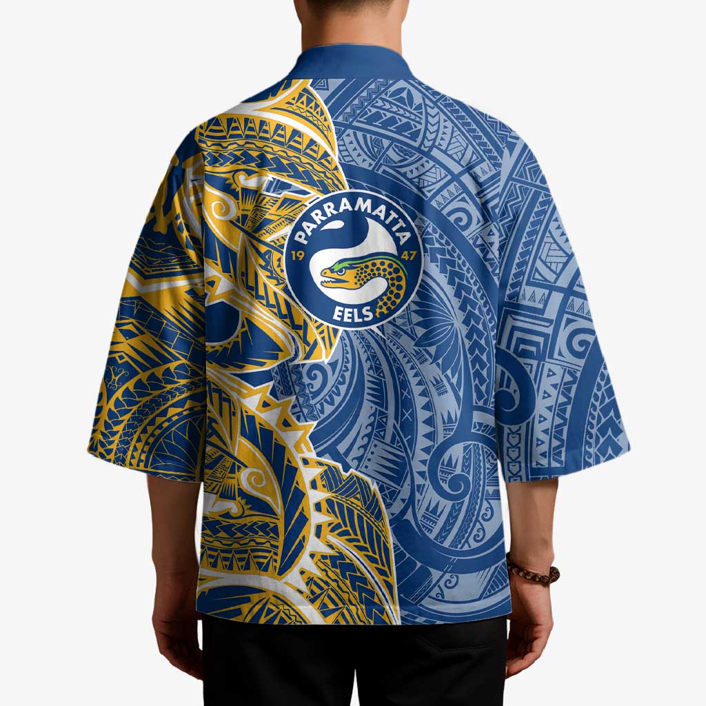 Parramatta Eels Kimono Polynesian Tribal Tattoo Pacific Sport Art