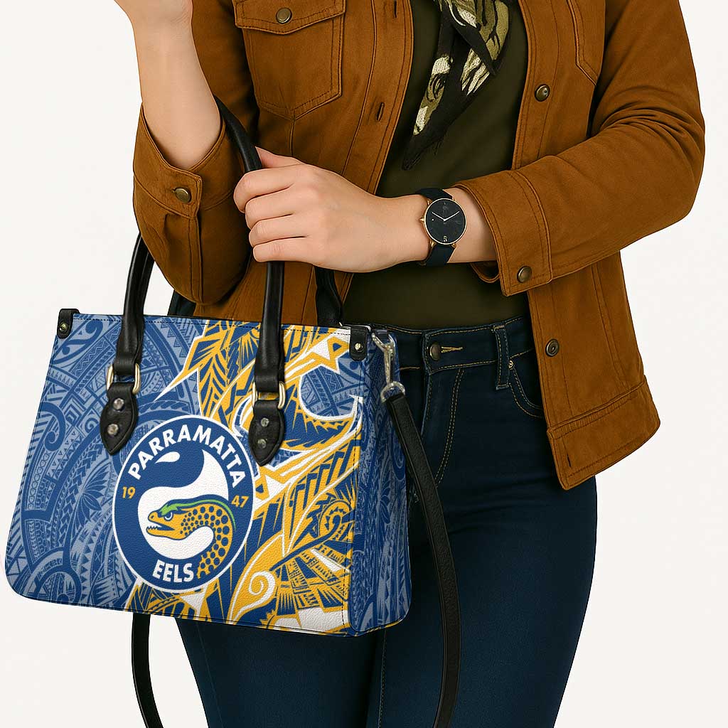 Parramatta Eels Leather Bag Polynesian Tribal Tattoo Pacific Sport Art