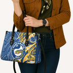 Parramatta Eels Leather Bag Polynesian Tribal Tattoo Pacific Sport Art
