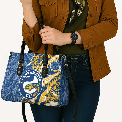 Parramatta Eels Leather Bag Polynesian Tribal Tattoo Pacific Sport Art