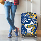 Parramatta Eels Luggage Cover Polynesian Tribal Tattoo Pacific Sport Art