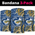 Parramatta Eels Neck Gaiter Polynesian Tribal Tattoo Pacific Sport Art