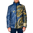 Parramatta Eels Padded Jacket Polynesian Tribal Tattoo Pacific Sport Art