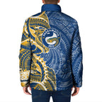Parramatta Eels Padded Jacket Polynesian Tribal Tattoo Pacific Sport Art