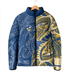 Parramatta Eels Padded Jacket Polynesian Tribal Tattoo Pacific Sport Art