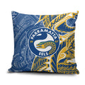 Parramatta Eels Pillow Cover Polynesian Tribal Tattoo Pacific Sport Art