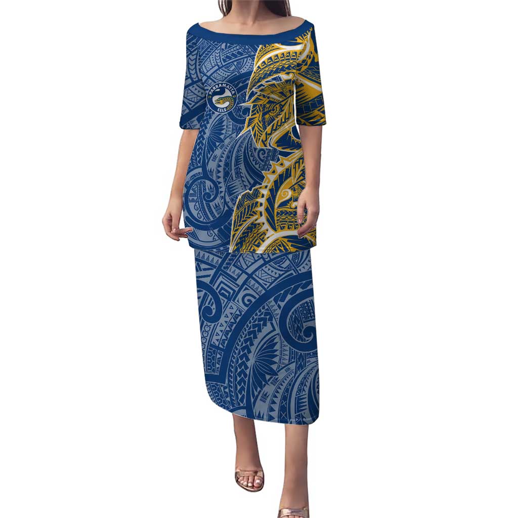 Parramatta Eels Puletasi Polynesian Tribal Tattoo Pacific Sport Art