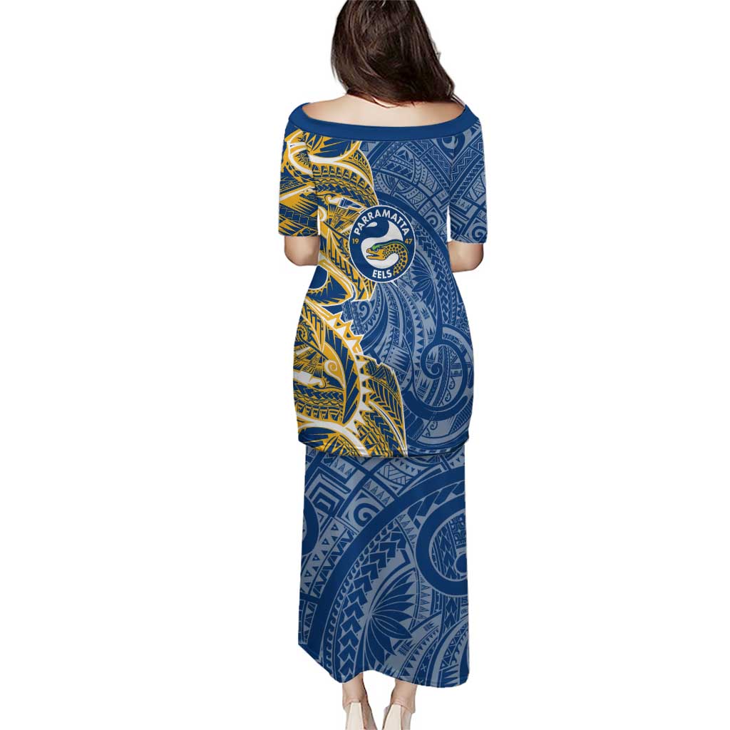 Parramatta Eels Puletasi Polynesian Tribal Tattoo Pacific Sport Art