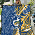Parramatta Eels Quilt Polynesian Tribal Tattoo Pacific Sport Art