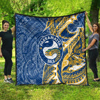 Parramatta Eels Quilt Polynesian Tribal Tattoo Pacific Sport Art
