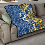 Parramatta Eels Quilt Polynesian Tribal Tattoo Pacific Sport Art