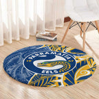 Parramatta Eels Round Carpet Polynesian Tribal Tattoo Pacific Sport Art