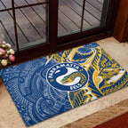 Parramatta Eels Rubber Doormat Polynesian Tribal Tattoo Pacific Sport Art