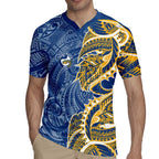 Parramatta Eels Rugby Jersey Polynesian Tribal Tattoo Pacific Sport Art