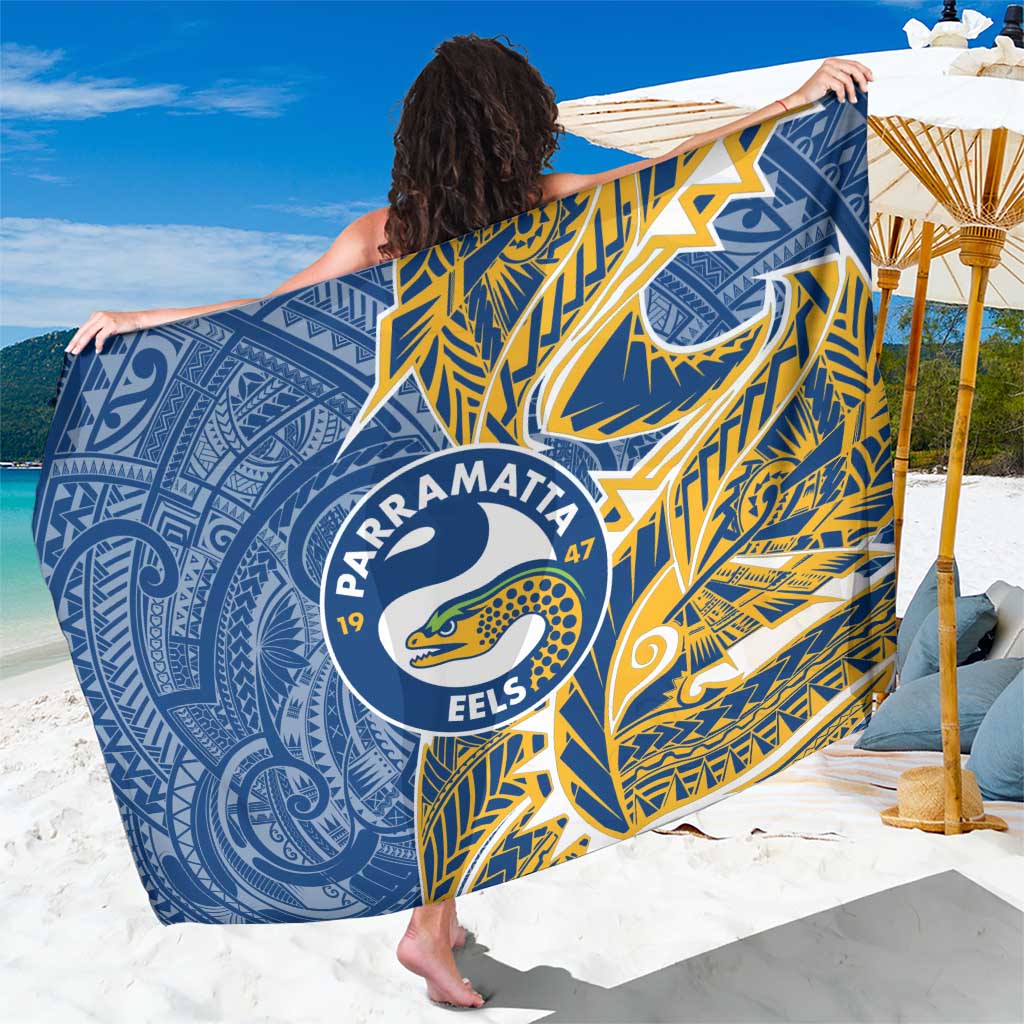 Parramatta Eels Sarong Polynesian Tribal Tattoo Pacific Sport Art
