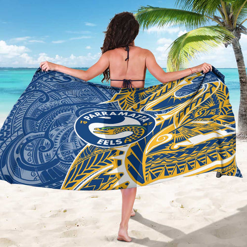 Parramatta Eels Sarong Polynesian Tribal Tattoo Pacific Sport Art