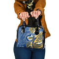 Parramatta Eels Shoulder Handbag Polynesian Tribal Tattoo Pacific Sport Art